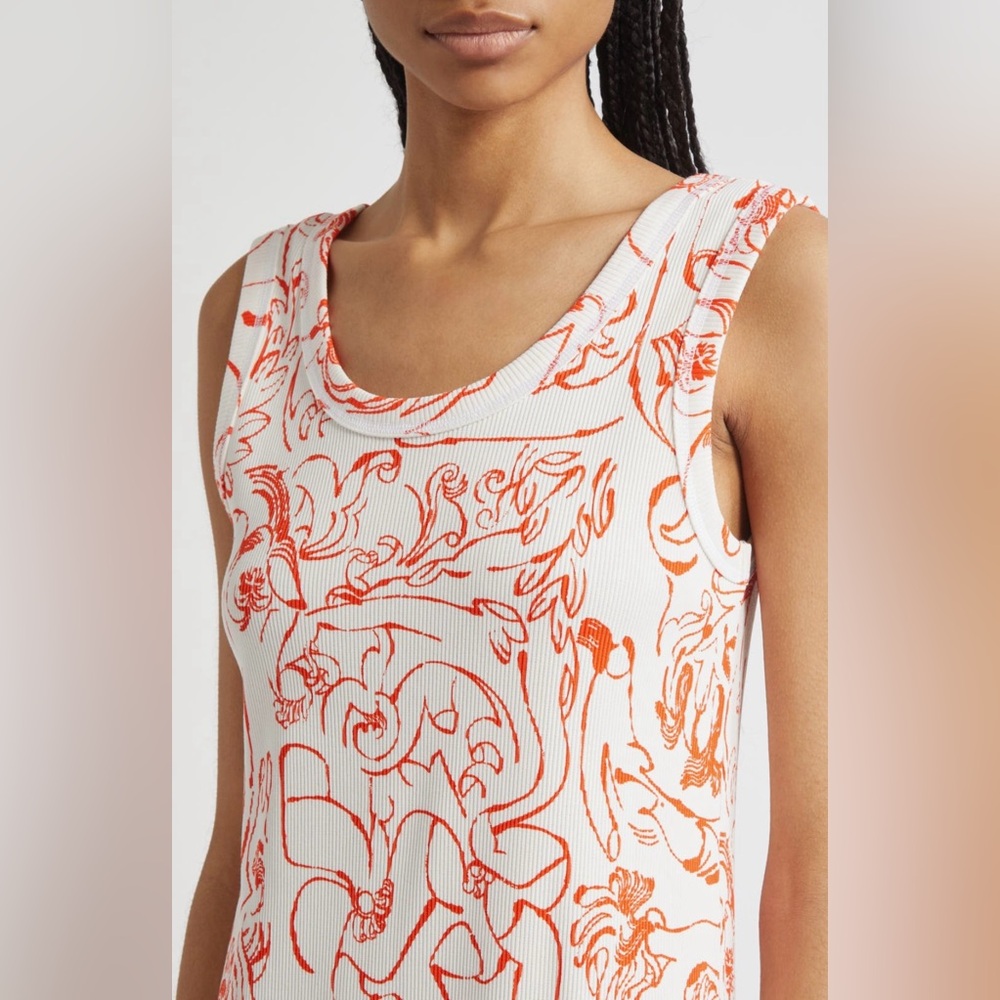 Marimekko Taide Cactis Drop Waist Dress, Size M - Picture 4 of 6